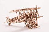 Model Air Plane Build Your Own Toy Wood Puzzle