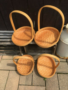 Woodchip Oval Country Basket Set of 4