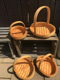 Woodchip Medium Oval Country Basket Set of 4