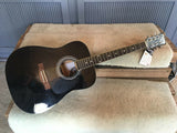 Black Perry Acoustic Guitar Model PD1-BK Serial #LS1313320388