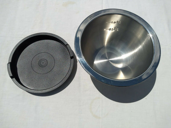 1 Quart Stainless Steel Mixing Bowl With Lid