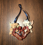 Boyds Bears & Friends "Bears & Hares you can Trust" Ornament Bear Angels