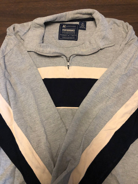 American Eagle Outfitters Quarter Zip Long Sleeve Shirt XL