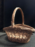 Oval Wicker Basket With Handles