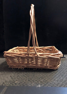 Rectangular Wicker Basket With Handles