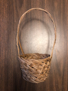 Small Oval Wicker Basket With Handles