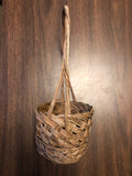 Small Oval Wicker Basket With Handles