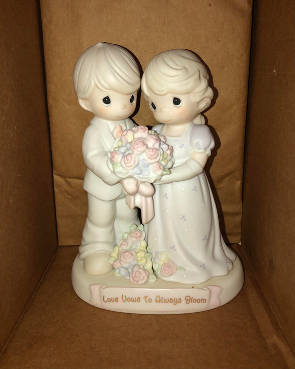 Precious Moments Figurine Love Vows To Always Bloom1995 #129097