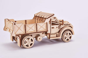 Dump Truck Build Your Own Toy Model Wood Puzzle