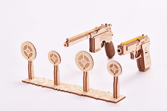 Build Your Own Toy Shooting Range With Working Guns : Wood Puzzle